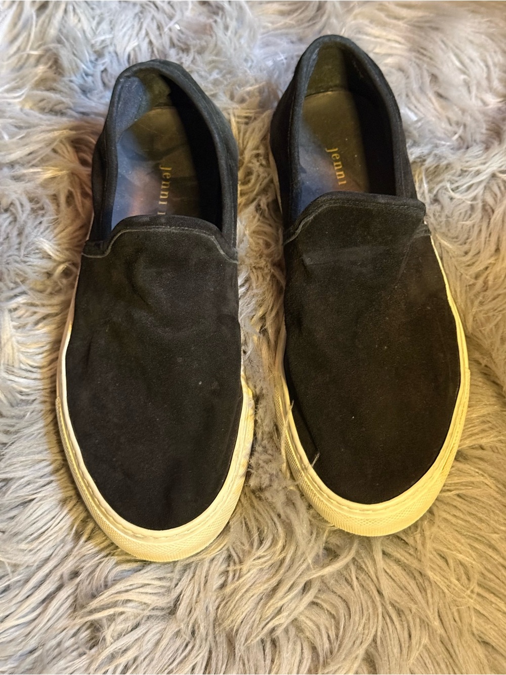 Jenni Black Suede Slip-On Women  Shoes